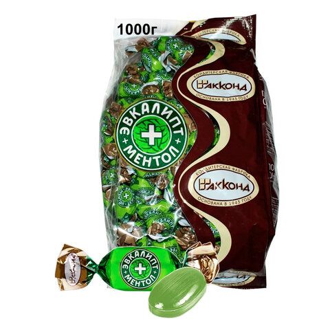 Карамель леденцовая АККОНД "Эвкалипт-ментол", 1000 г - фото 2