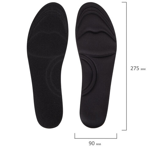 Стельки для обуви с ЭФФЕКТОМ ПАМЯТИ, материал MEMORY FOAM, размер RU 34-39 / EU 35-40, с линиями выреза, SHEGRA (ШЕГРА), 700746 - фото 8