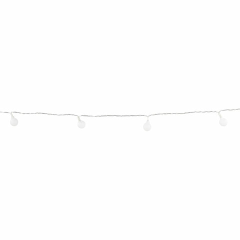 Электрогирлянда-нить комнатная "Шарики", 6 м, 40 LED, теплый белый, на батарейках, ЗОЛОТАЯ СКАЗКА, 591730 - фото 3