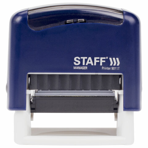 Штамп стандартный STAFF "ОПЛАЧЕНО", оттиск 38х14 мм, "Printer 9011T", 237421 - фото 4