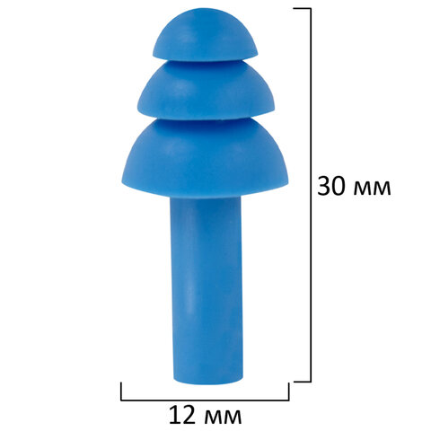 Беруши многоразовые термопластэластомерные без шнурка, 1 пара в контейнере, SNR 32 дБ, RABBITEX (РАББИТЕКС), 671316 - фото 10