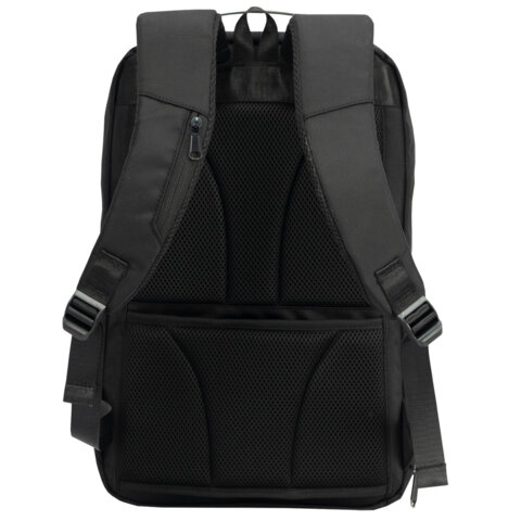 Рюкзак HEIKKI HIGH TECH (ХЕЙКИ) с отделением для ноутбука, USB-порт, черный, 46x30x10 см, 272588 - фото 5