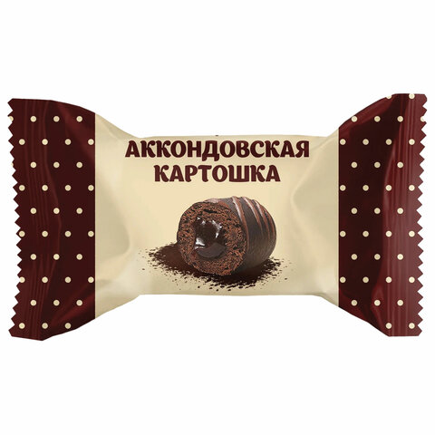 Конфеты неглазированные АККОНД "Аккондовская картошка" с кремовой начинкой какао, 2 кг - фото 3