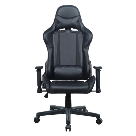 Кресло компьютерное BRABIX "GT Carbon GM-115", две подушки, экокожа, черное, 531932 - фото 6