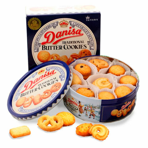 Печенье Датское DANISA "Butter Cookies" сдобное со сливочным вкусом 200 г, ИНДОНЕЗИЯ - фото 3