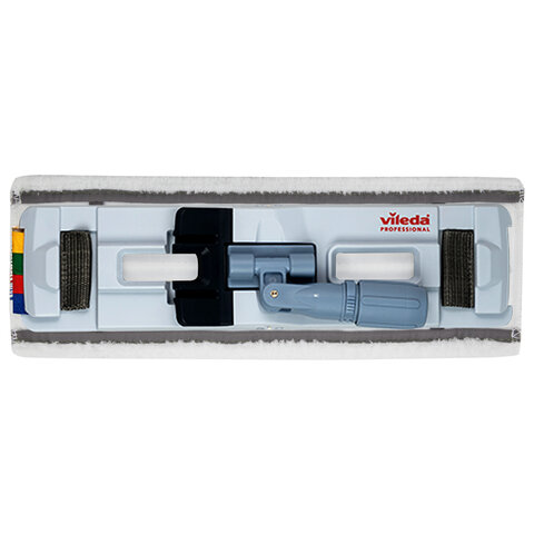 Насадка МОП плоская 40 см, VILEDA PROFESSIONAL "МикроПлюс Комби", уши (ТИП УВ) микрофибра / скраб, 167298 - фото 13