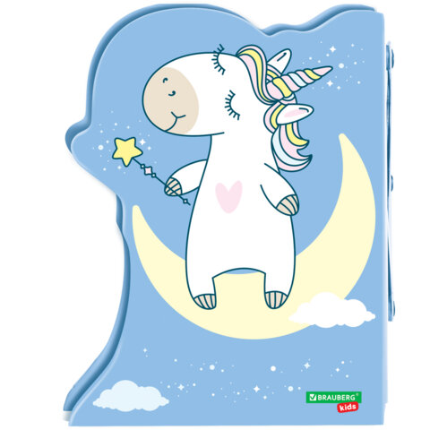 Подставка-держатель для книг и учебников фигурная BRAUBERG KIDS "Unicorn" раздвижная, металл, 238069 - фото 4