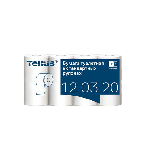 Бумага туалетная Торк/Tellus T4 2сл бел целлюл 23м 184л 8рул/уп 120320 - фото 2
