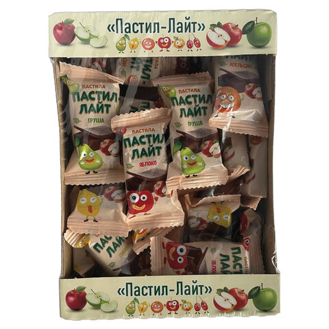 Пастила фруктовая Пастил-Лайт, ассорти вкусов, без добавления сахара, 500 г, УТ-00002476 - фото 1