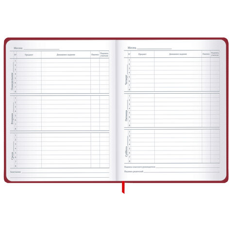 Дневник 1-11 класс 48 л., твердый, BRAUBERG, матовая ламинация, резинка, закладка-ляссе, с подсказом, "Мото", 107236 - фото 12