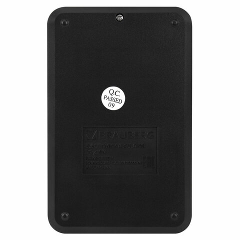 Калькулятор карманный BRAUBERG DC-210N (63х98 мм), 8 разрядов, черный, 272953 - фото 2