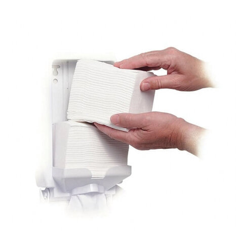 Бумага туалетная листовая KIMBERLY-CLARK Hostess КОМПЛЕКТ 32 шт., 250 листов, 18,6х11 см, 2-слойная, 8035 - фото 5