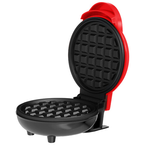 Электровафельница антипригарная для венских и бельгийских вафель, d12см, 350 Вт, DASWERK (ДАСВЕРК), WM-1, 455523 - фото 1