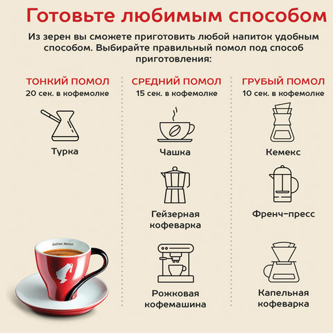 Кофе в зернах JULIUS MEINL "Caffe Crema Premium Collection" 1 кг, ИТАЛИЯ, 89533 - фото 7