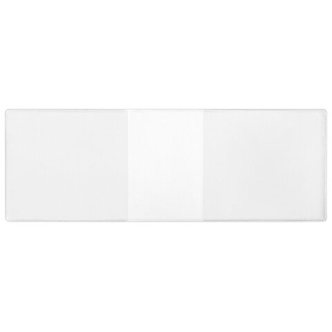 Обложка для студенческого билета, удостоверения, 104х74 мм, ПВХ, прозрачная, ДПС, 1098.К - фото 2