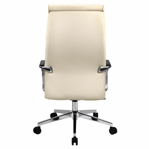 Кресло BRABIX PREMIUM ''Solo EX-730'', алюминий, хром, экокожа, бежевое, 532937 - фото 5