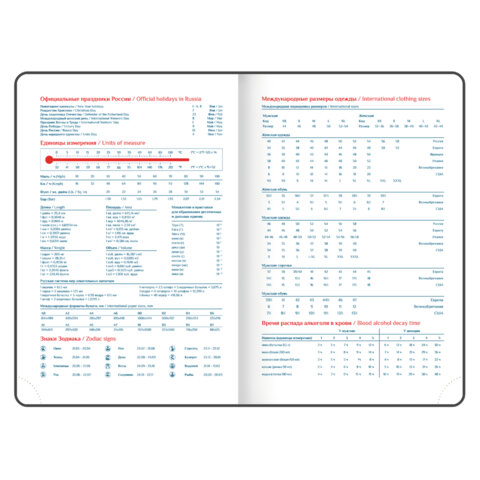 Ежедневник датированный 2026 А5 148х218 мм, GALANT "Ritter", под кожу, бордовый, 117493 - фото 8