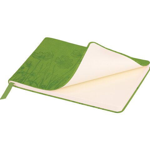 Еженедельник датированный 2026 МАЛЫЙ ФОРМАТ 105х160 мм, А6, BRAUBERG "Imprint", тиснение, зеленый, 117212 - фото 3