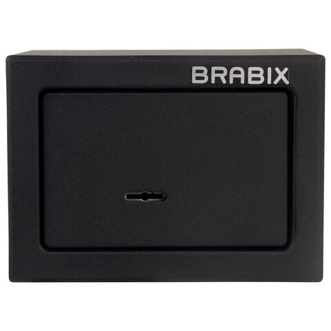 Сейф мебельный BRABIX "SF-140KL", 140х195х140 мм, ключевой замок, черный, 291140, S103BR210114 - фото 4