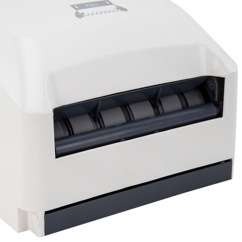 Диспенсер для полотенец в рулонах LAIMA PROFESSIONAL SUPER (H1), механический, белый, ABS-пластик, 609506 - фото 6