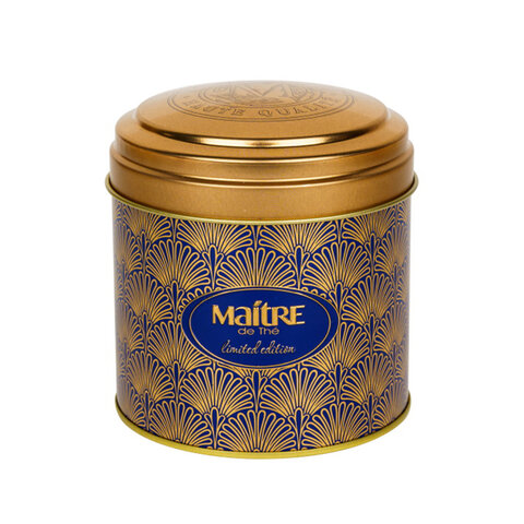Чай листовой MAITRE "Golden Magic" черный, с имбирем, корицей и ванилью, 100 г, бар017 - фото 1