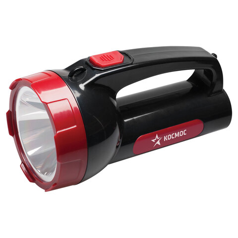 Фонарь аккумуляторный КОСМОС 5 Вт LED, выдвижная вилка, заряд от сети, KOCAc9105WLED - фото 1