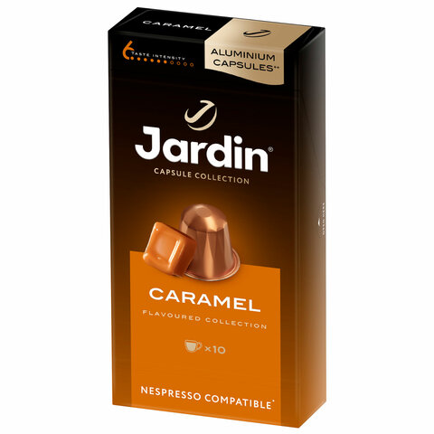 Кофе в капсулах JARDIN "Caramel" для кофемашин Nespresso, 10 порций - фото 2