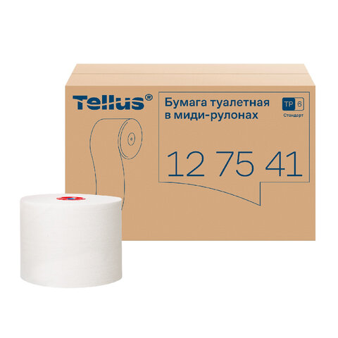 Бумага туалетная 135 м, Tellus/TORK (Система Т6) UNIVERSAL, КОМПЛЕКТ 27 рулонов, белая, 127540/127541 - фото 9