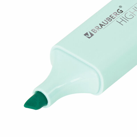 Текстовыделитель BRAUBERG "ORIGINAL PASTEL", БИРЮЗОВЫЙ, линия 1-5 мм, 151694 - фото 4