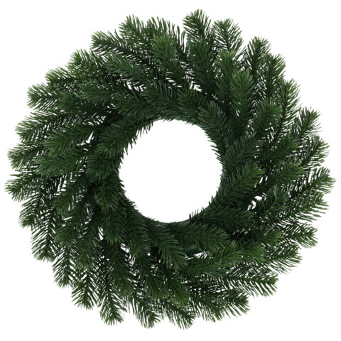 Венок новогодний, диаметр 42 см "Волшебство", литой ПЭТ, ЗОЛОТАЯ СКАЗКА, 592516 - фото 2