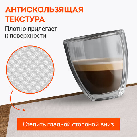 Коврики универсальные 6 шт., 30х45 см, для холодильника, полок, сервировки, прозрачный, DASWERK, 609604 - фото 15
