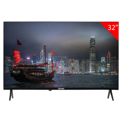 Телевизор ASANO 32LH5020T, 32" (80 см), 1366x768, HD, 16:9, Салют ТВ, Wi-Fi, безрамочный, черный - фото 1