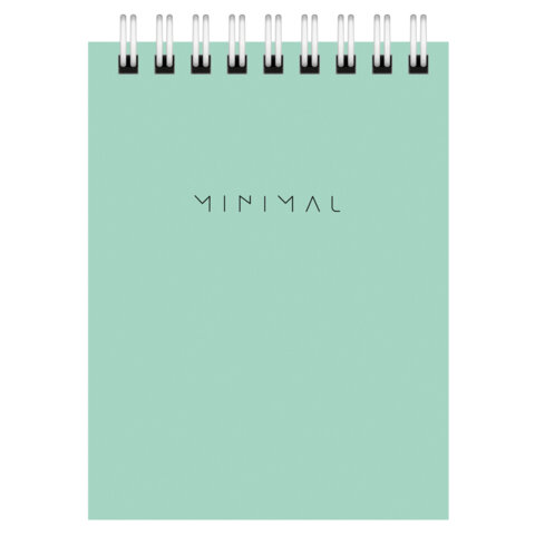 Блокнот МАЛЫЙ ФОРМАТ А7 75х105 мм, 40 л., гребень, картон, клетка, BRAUBERG "Minimal Pastel", 116431 - фото 5