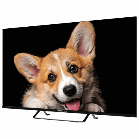 Телевизор TOPDEVICE TDTV43CS03U_BK, 43'' (109 см), 3840x2160, 4K, 16:9, SmartTV, Wi-Fi, Bluetooth, черный - фото 3