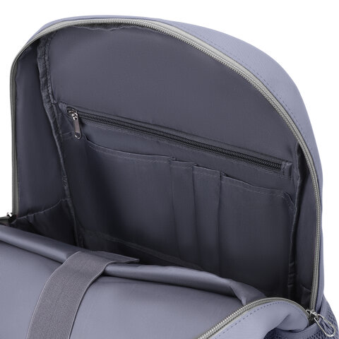 Рюкзак HEIKKI FUSION (ХЕЙКИ) универсальный, отделение для ноутбука, с КОШЕЛЬКОМ, лаванда, 44х31х14 см, 273865 - фото 9