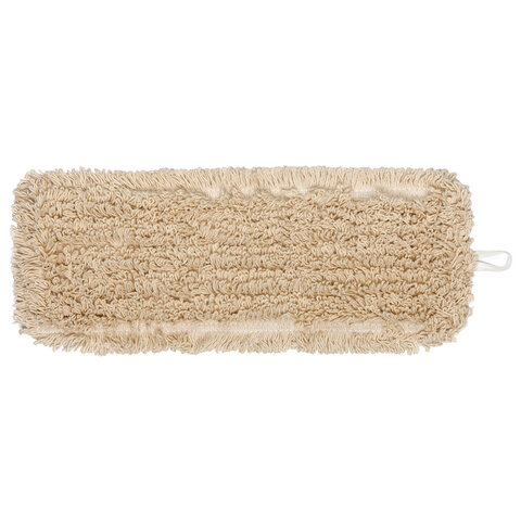 Насадка МОП плоская 60 см для швабры-рамки, карманы, нашивной хлопок, LAIMA EXPERT, 605305 - фото 1