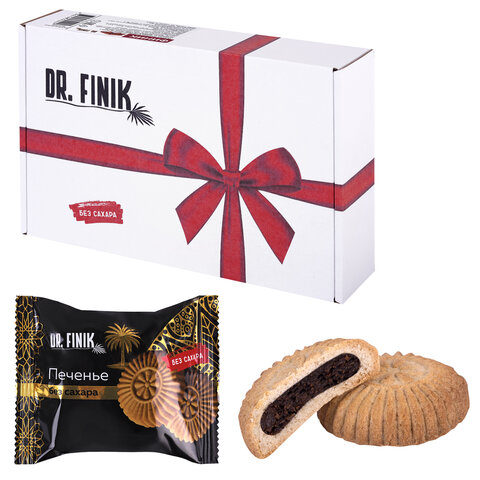 Печенье песочное DR.FINIK "Солнышко" с финиковой начинкой БЕЗ САХАРА, 700 г - фото 1