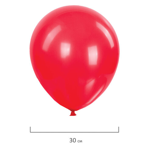 Шары воздушные 30 см, 30 штук, "ЯРКИЕ ЦВЕТА", ассорти, BRAUBERG KIDS, 591885 - фото 5