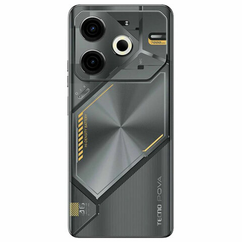 Смартфон TECNO POVA 6 NEO, 2 SIM, 6,8", 4G, 60/8 Мп, 8/128 ГБ, черный, пластик, TCN-LI6.8.128.SPB - фото 3