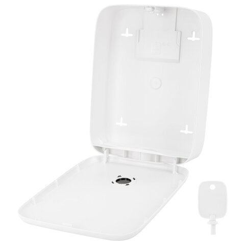 Диспенсер для полотенец на 2 пачки LAIMA PROFESSIONAL PREMIUM (Система H2), Z-сложения, белый, ABS-пластик, 609516 - фото 5