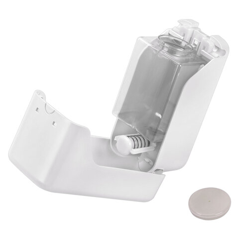 Дозатор для жидкого мыла LAIMA PROFESSIONAL PREMIUM, НАЛИВНОЙ, 0,5 л, белый, ABS-пластик, 609508 - фото 7