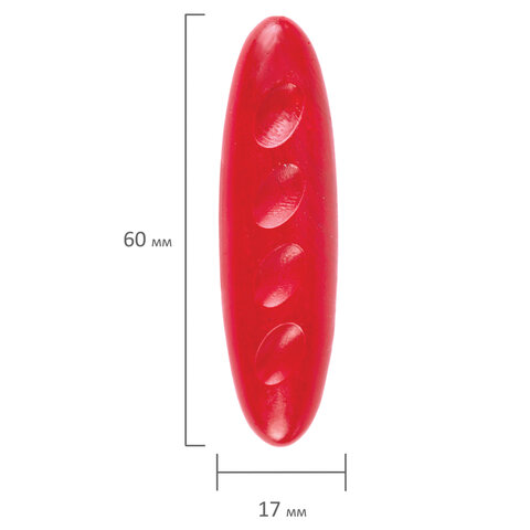 Восковые мелки фигурные BRAUBERG KIDS "Батоны", 12 цветов, 273093 - фото 6