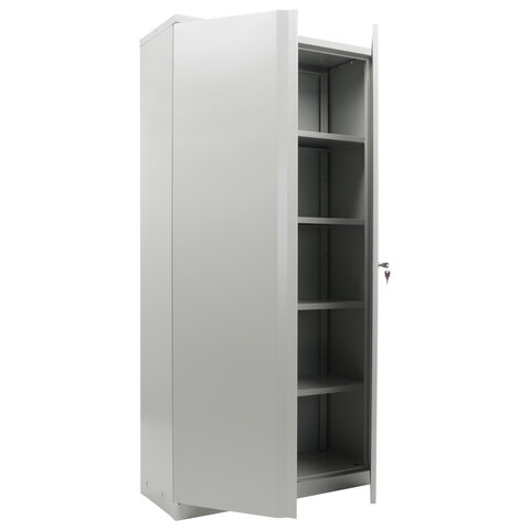Шкаф металлический офисный ПРАКТИК "M-18", 1830х915х370 мм, 43 кг, разборный, S20499398002 - фото 4