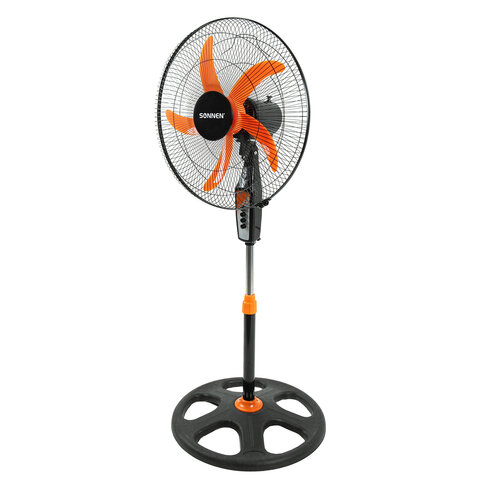 Вентилятор напольный, 3 режима, SONNEN TF-50W-45-А304, d=45 см, 50 Вт, черный, 454789, FS-45-A304 - фото 3