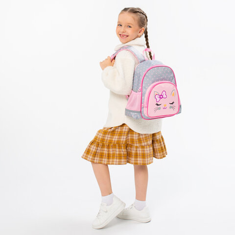 Рюкзак BRAUBERG KIDS PLAY детский, 1 отделение, 3 кармана, Tiny cutie, 29х23х12 см, 273148 - фото 7