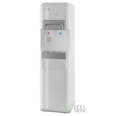 Пурифайер для воды ECOTRONIC V10-U4L напольный, НАГРЕВ/ОХЛАЖДЕНИЕ КОМПРЕССОРНОЕ, 2 крана, белый 7258 - фото 2