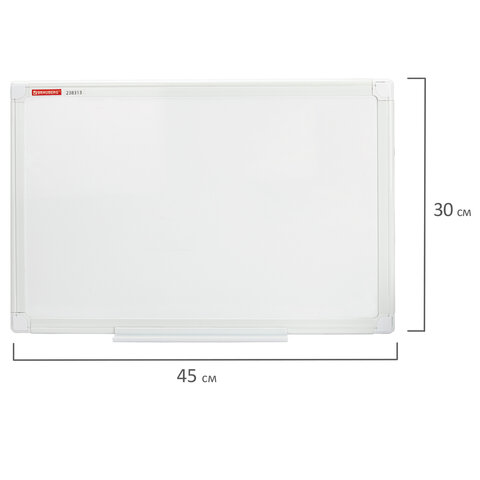 Доска магнитно-маркерная 30х45 см, ПВХ-рамка, BRAUBERG "Standard", 238313 - фото 9