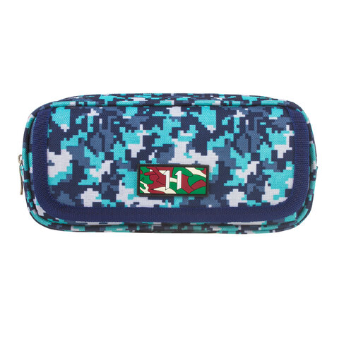 Пенал BRAUBERG для мальчиков, 1 отделение, органайзер, мягкий, "Military", синий, 21х5х9 см, 228991 - фото 2
