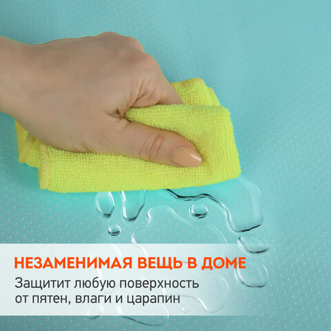 Коврики универсальные 6 шт., 30х45 см, для холодильника, полок, сервировки, бирюзовый, DASWERK, 609606 - фото 11