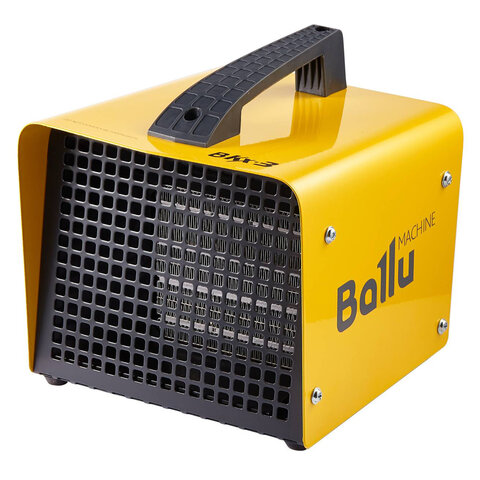 Тепловая пушка электрическая BALLU BKX-3, 2000 Вт, 220 В, терморегулятор, прямоугольная, желтая, НС-1013525 - фото 1